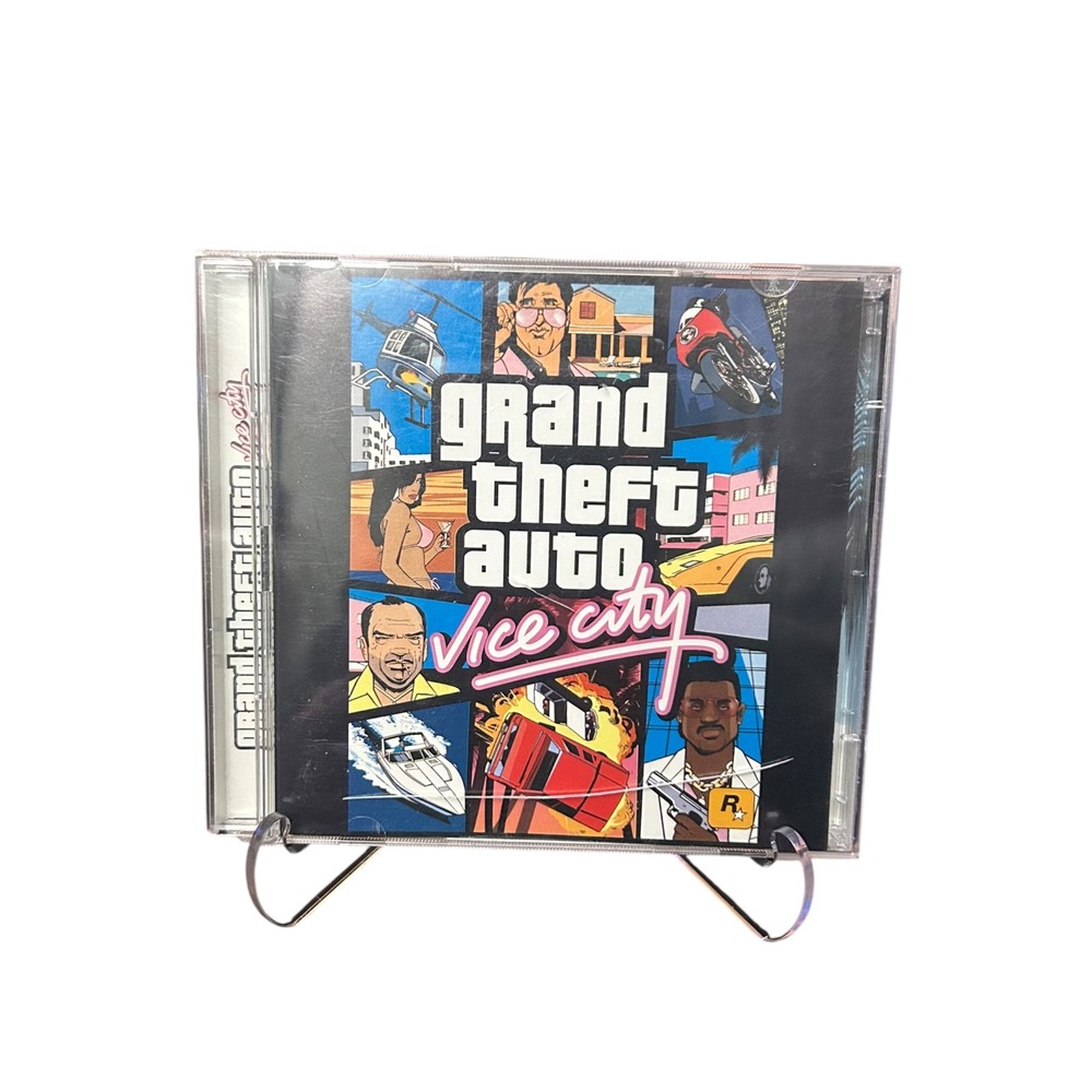 Grand Theft Auto Vice City (PC CD-ROM Windows 98/2000/ME/XP) Complete Game Discs